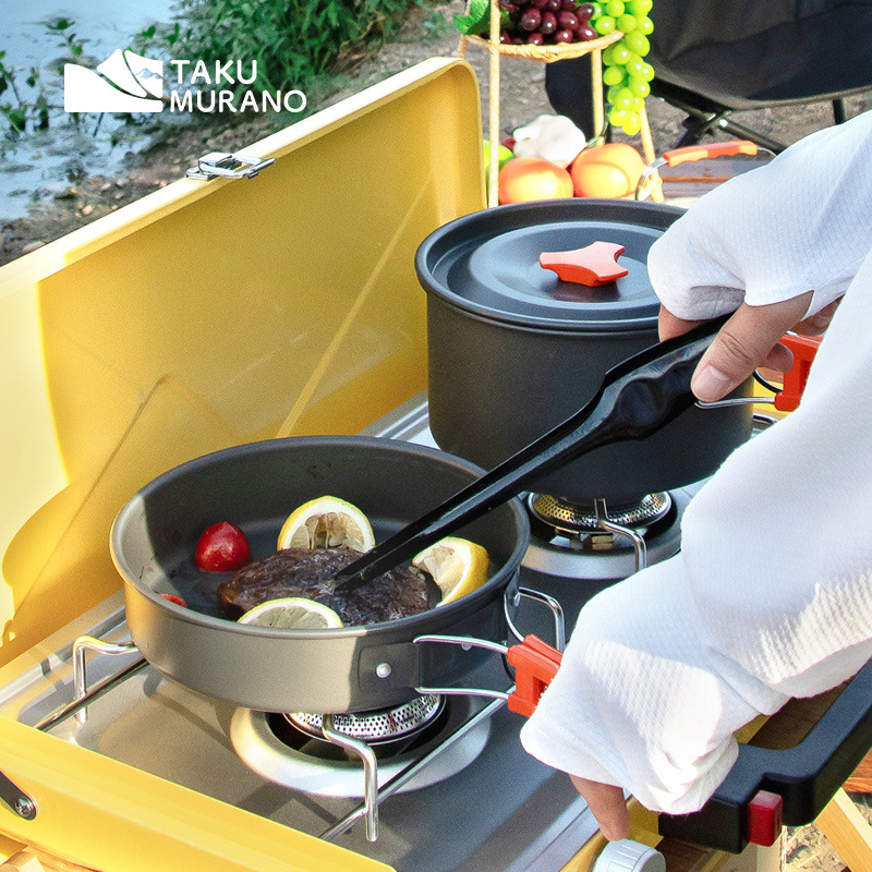 Camping Cookware Set Outdoor C - Camping Cooking Roll ulasan dan harga