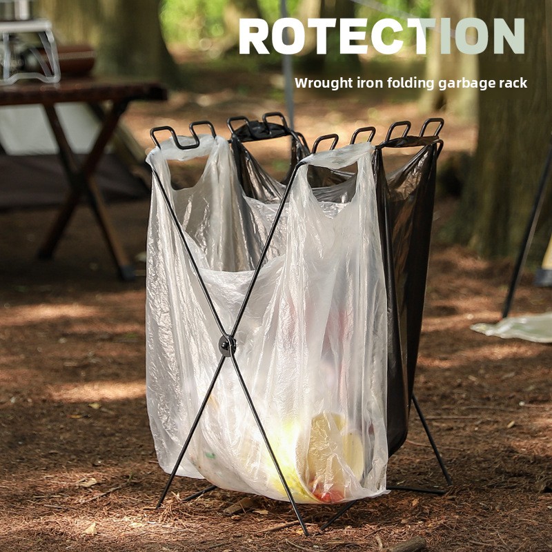 Portable Folding Garbage Bag H - Camping Cooking Bag ulasan dan harga
