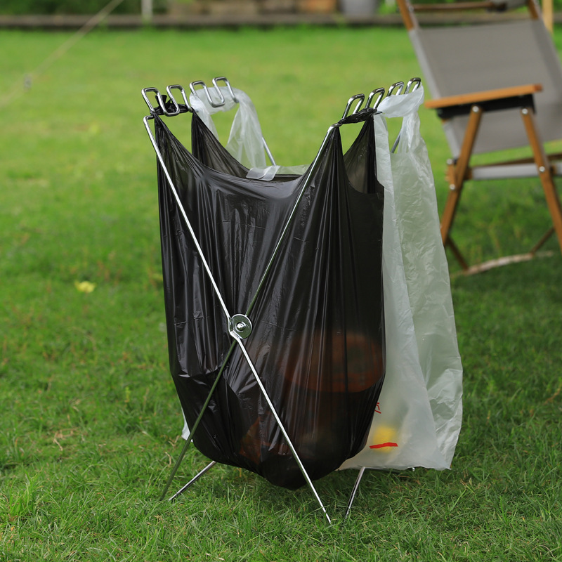 Portable Folding Garbage Bag H - Camping Cooking Bag ulasan dan harga