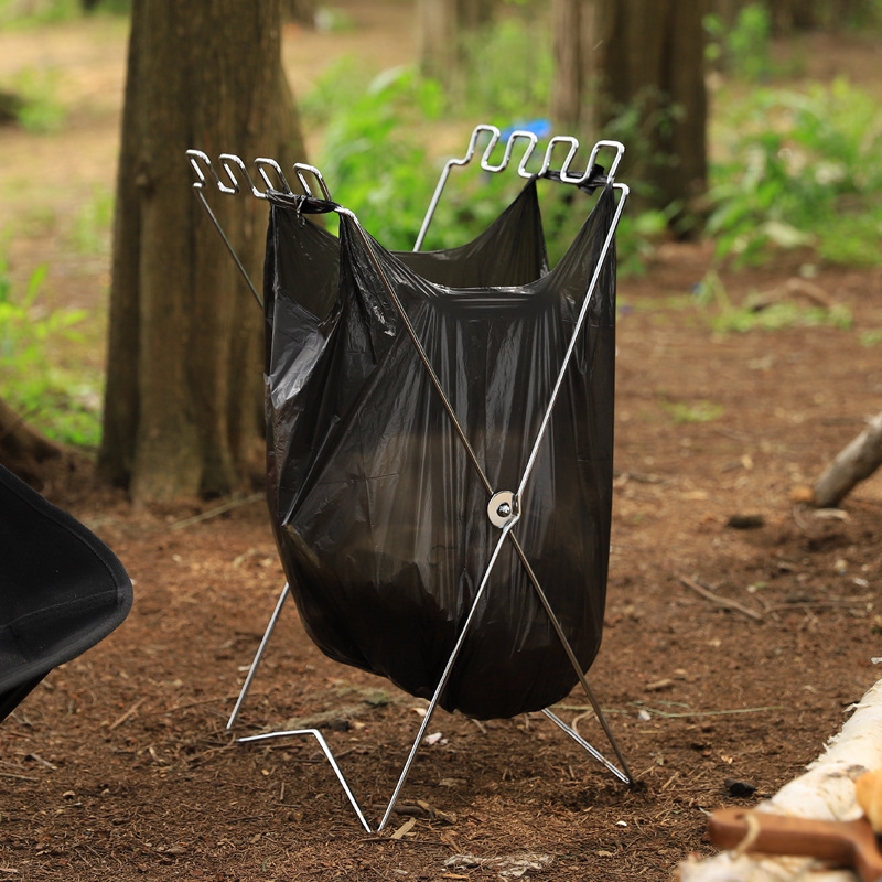 Portable Folding Garbage Bag H - Camping Cooking Bag ulasan dan harga