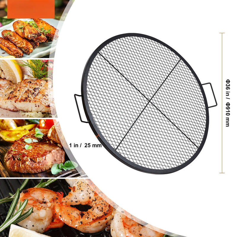 Black Round Cooking Grid 36 In - Camping Cooking Bbq ulasan dan harga
