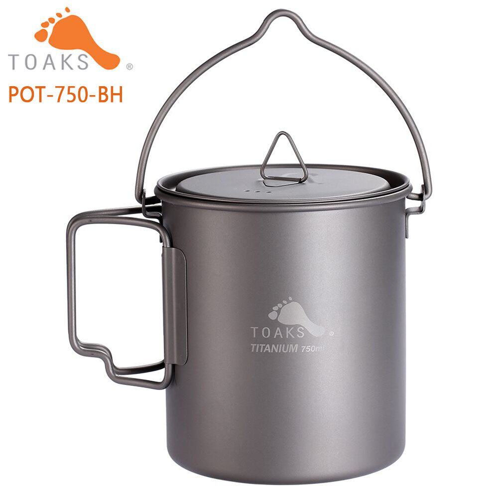 TOAKS TITANIUM POT WITH BAIL H - Mess Kit Titanium ulasan dan harga