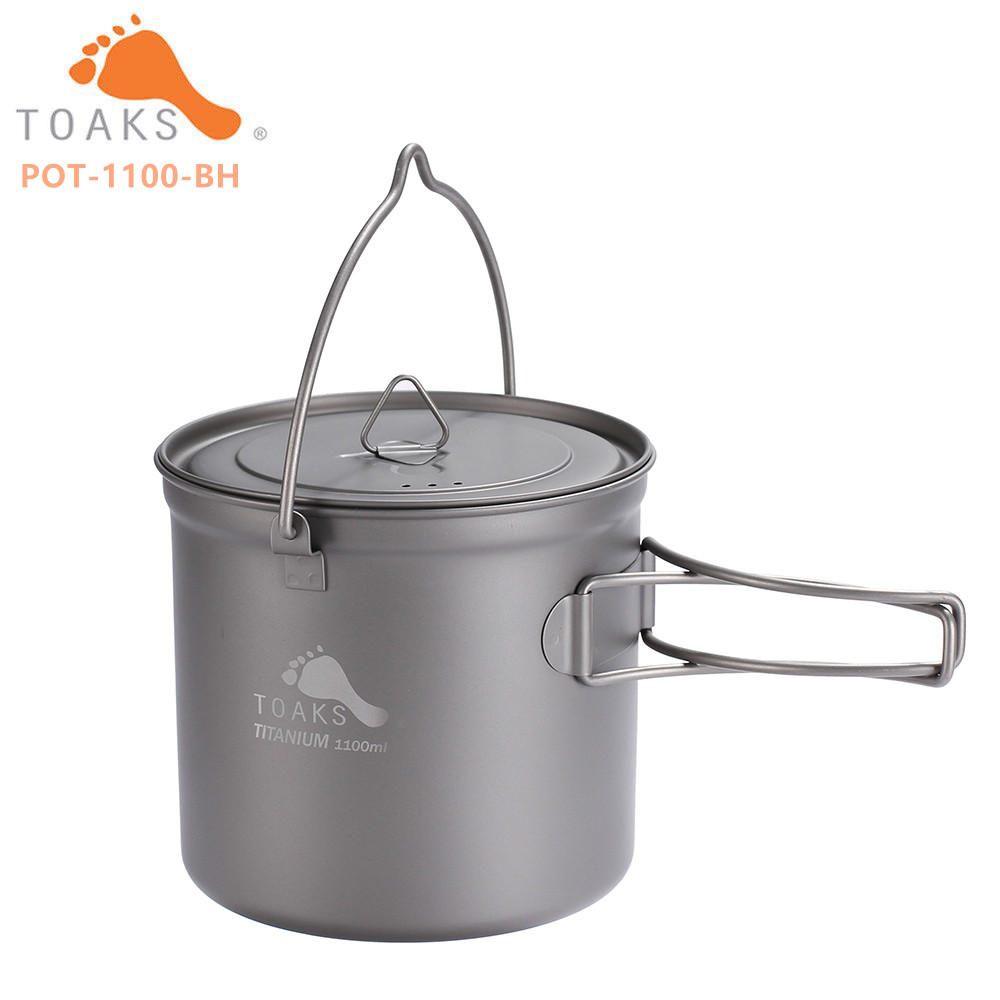 TOAKS TITANIUM POT WITH BAIL H - Mess Kit Titanium ulasan dan harga