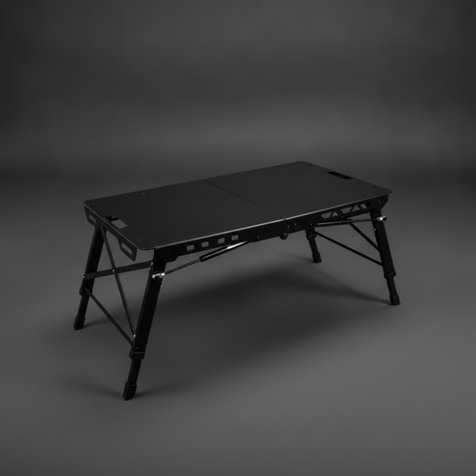 Folding Table with Hydraulic S - Camping Cooking Table Foldable ulasan dan harga