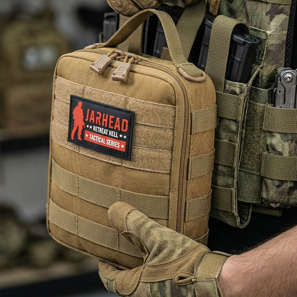 Tactical MOLLE First Aid Pouch - Camping Cooking Bag ulasan dan harga