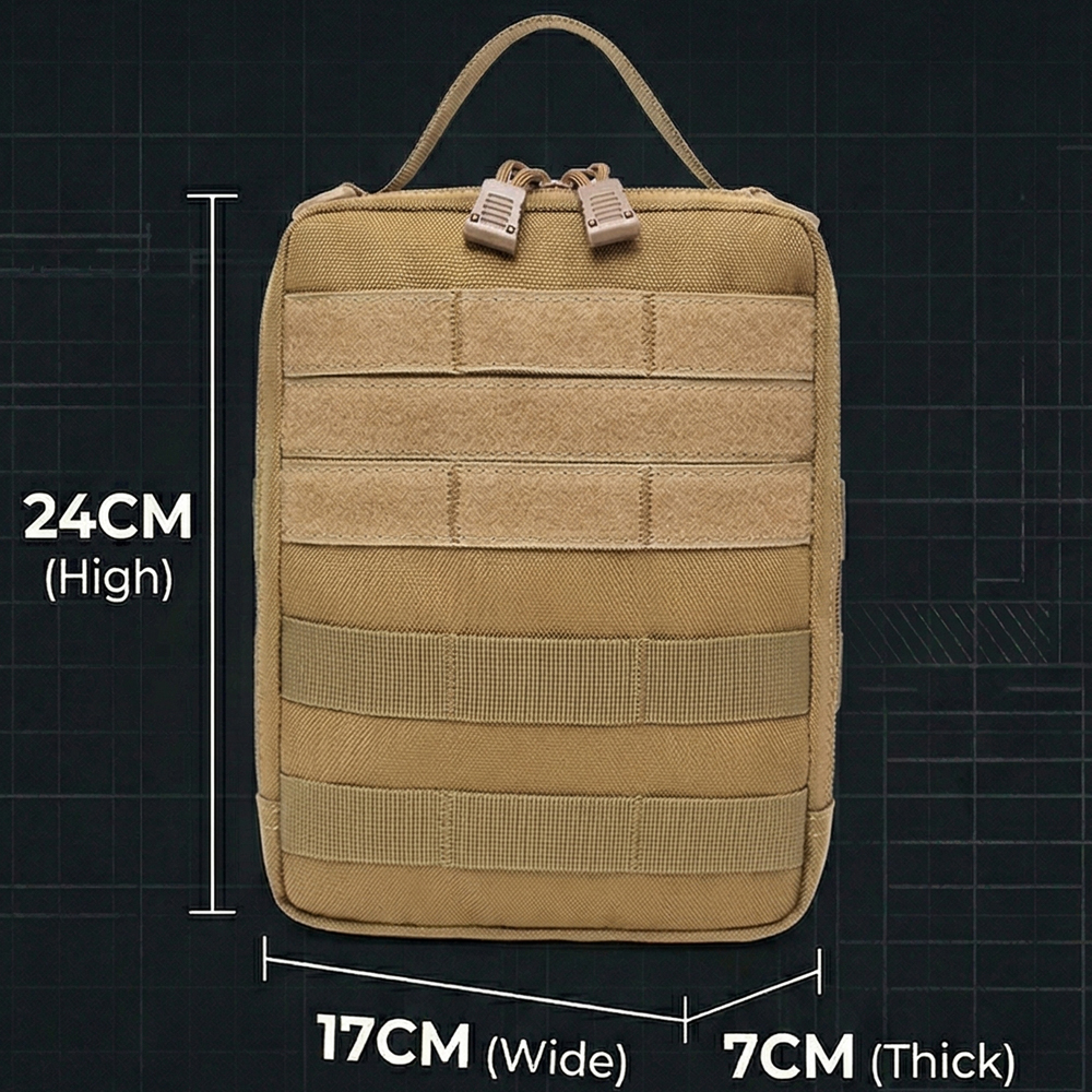 Tactical MOLLE First Aid Pouch - Camping Cooking Bag ulasan dan harga