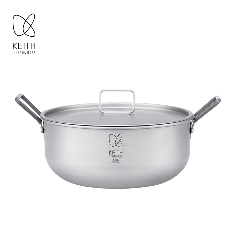 KEITH 1.8L Pure Titanium Cooki - Camping Cooking Bag ulasan dan harga