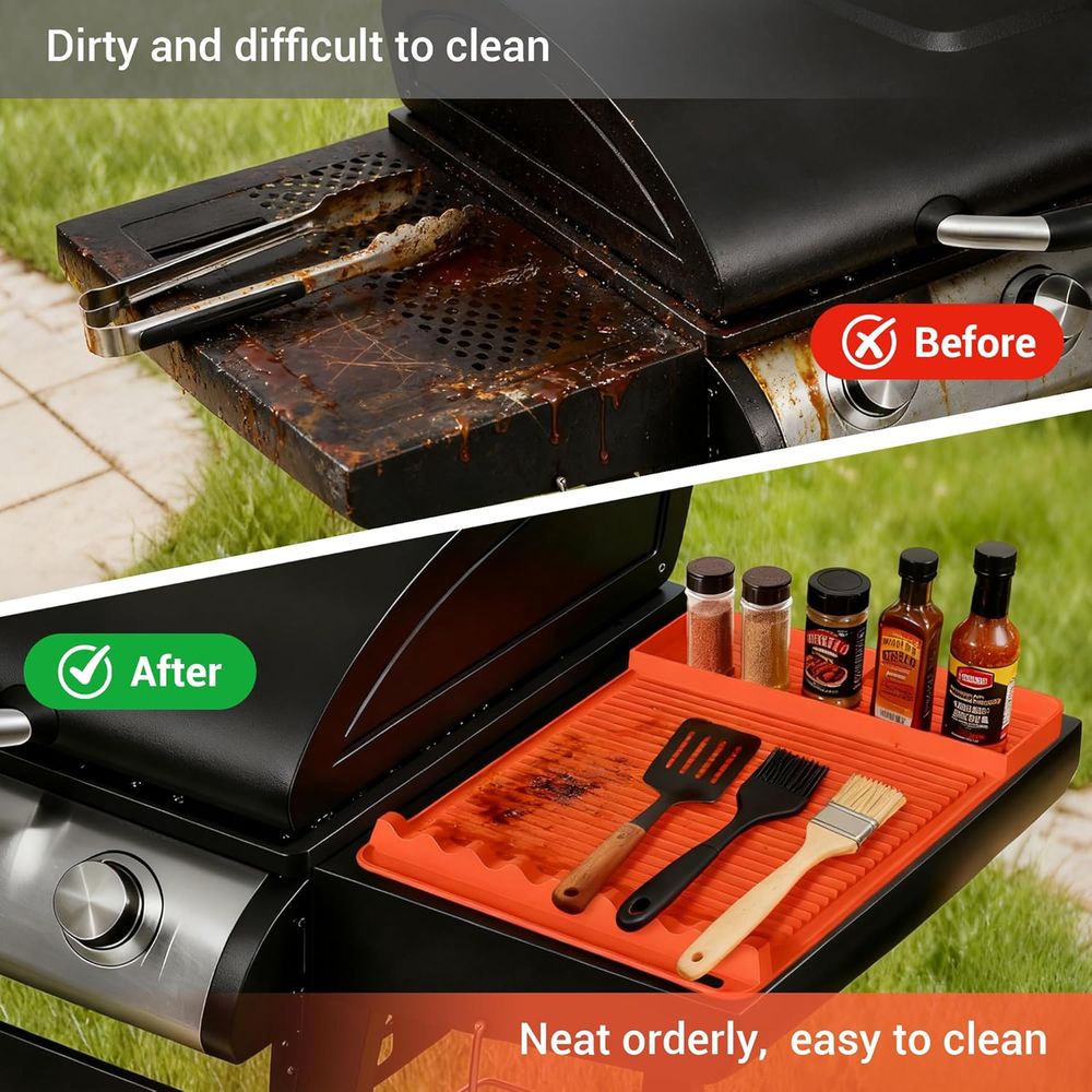 Heat Resistant Silicone Grill  - Camping Cooking Bbq ulasan dan harga