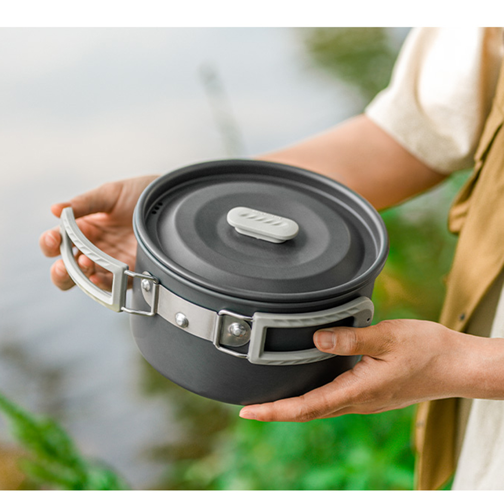 Naturehike Outdoor Pot Set,Cam - Camping Cooking Frying Pan ulasan dan harga