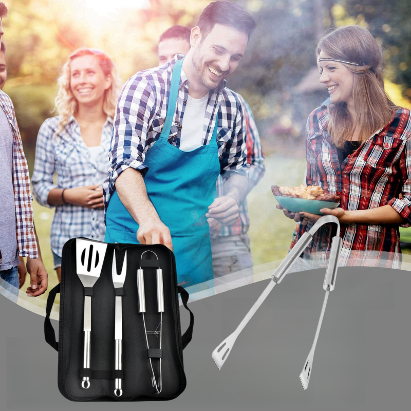 BBQ Tools Set Barbecue Utensil - Camping Cooking Trangia ulasan dan harga
