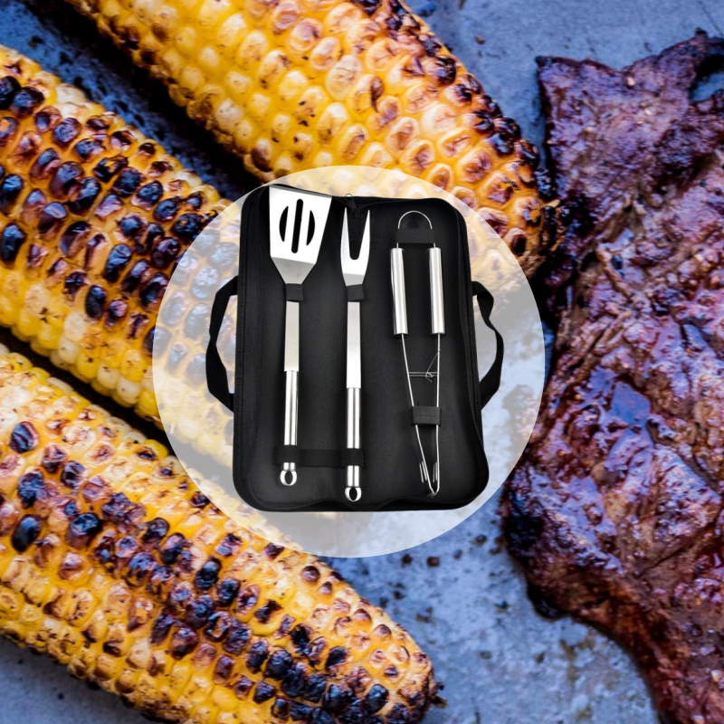 BBQ Tools Set Barbecue Utensil - Camping Cooking Trangia ulasan dan harga