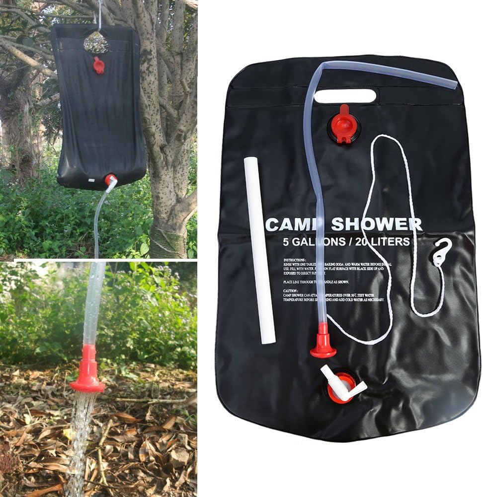 20L Solar Shower Bag Portable  - Camping Cooking Bag ulasan dan harga