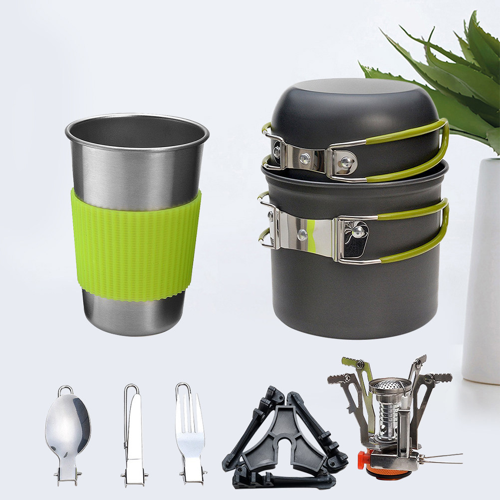 Outdoor Camping Cookware Set L - Camping Hiking Cooking ulasan dan harga