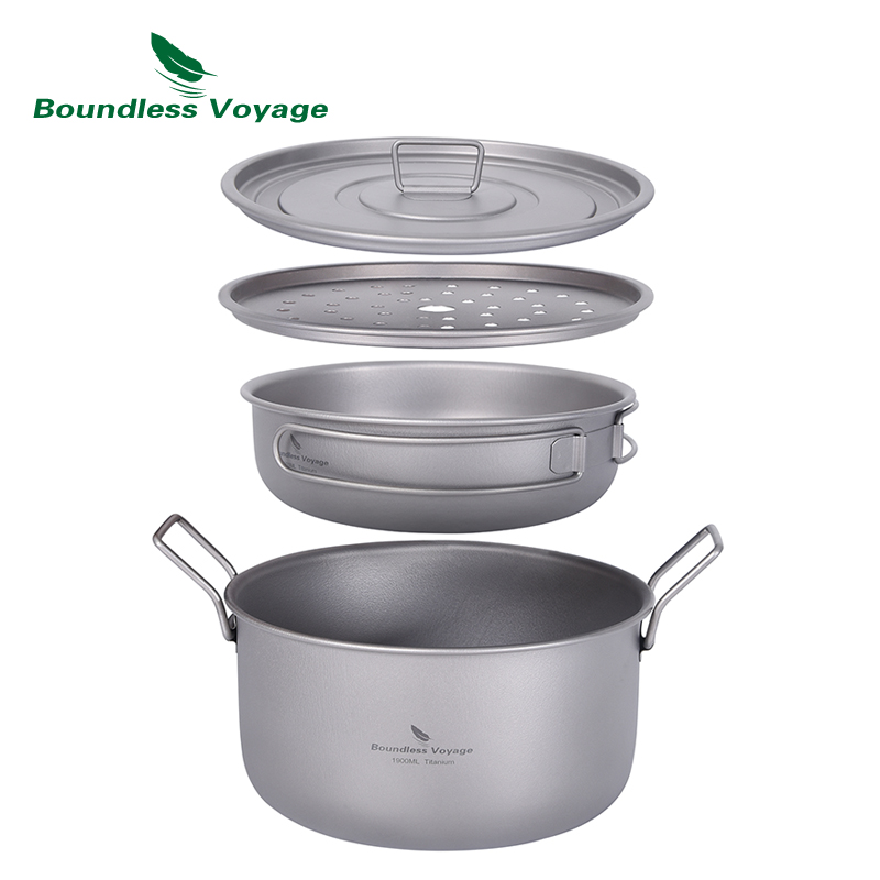 Boundless Voyage Camping Cooki - Camping Cooking Frying Pan ulasan dan harga